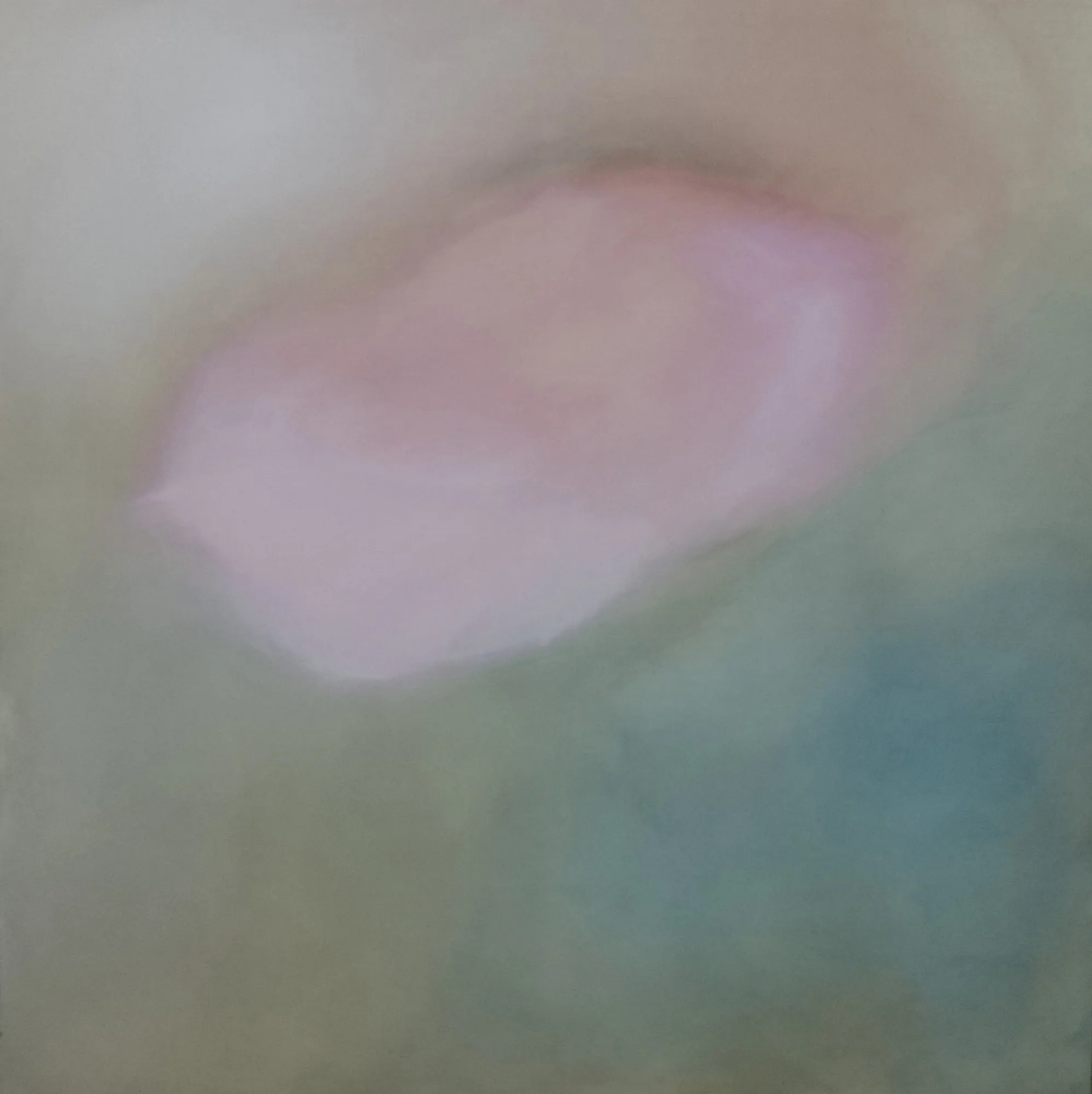Bez tytułu, 2016, Akryl i olej na płótnie, 140 × 140 cm